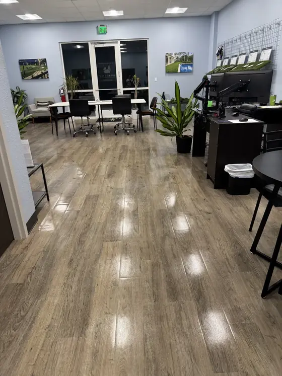 Clean commercial office after Frantastic Cleaning service